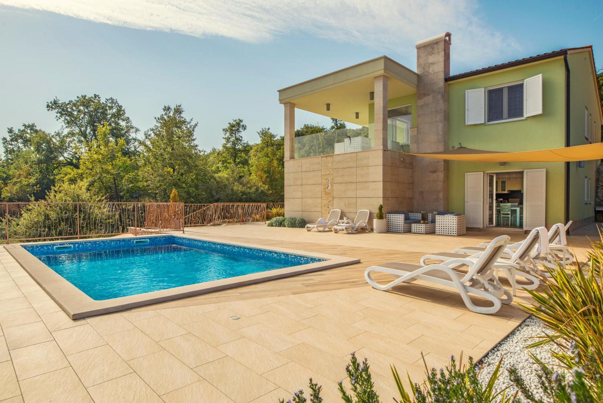 Villa Luce Labin  Esterno foto